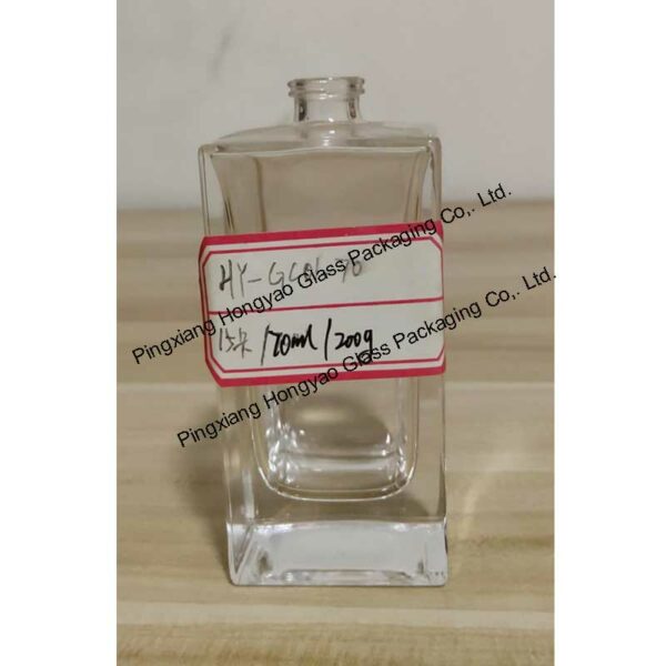 Hongyao High Quality Clear Glass Perfume Bottle 70 ML Luxury Perfume Bottle